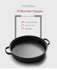 Heavy-Duty Cast Iron Frying Pan, Non-Stick, Induction & Gas Stove Compatible, Suitable for Traditional Use.