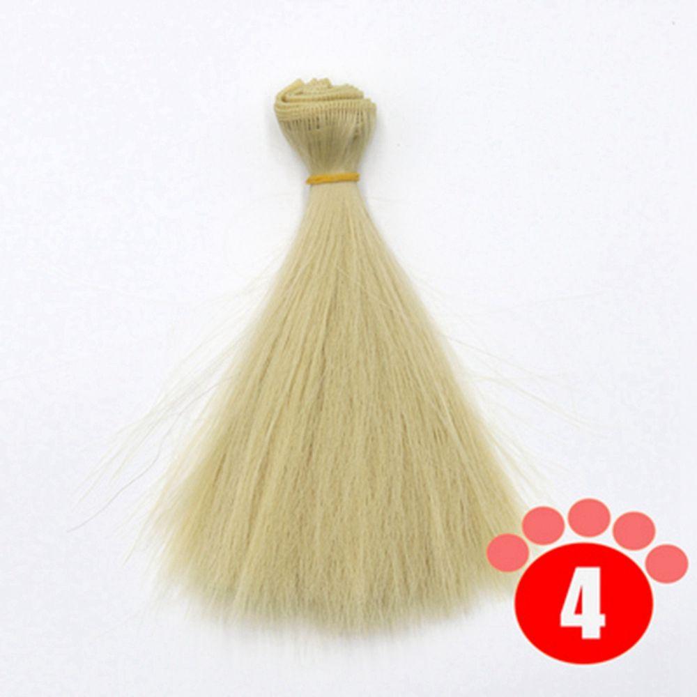 1PC Hot Synthetic Fiber High-temperature Wire DIY Dolls Accessories Doll Wigs Long Straight Wig Hair