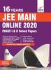 The 16 Jee Main Online 2020 Phase I & II Solved Papers Book