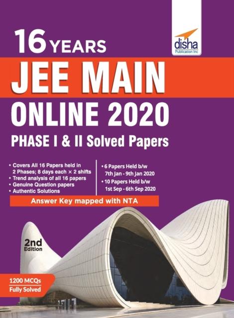 The 16 Jee Main Online 2020 Phase I & II Solved Papers Book