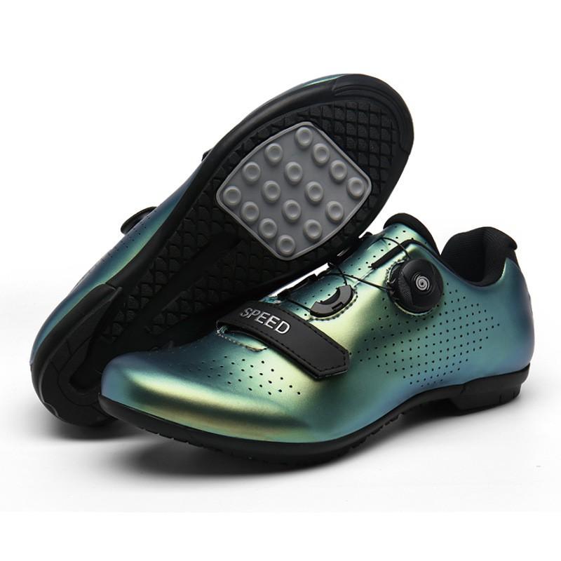Unisex Cycling Shoes With Cleat Compatibility Road Mountain Bikes Breathable Hard Sole