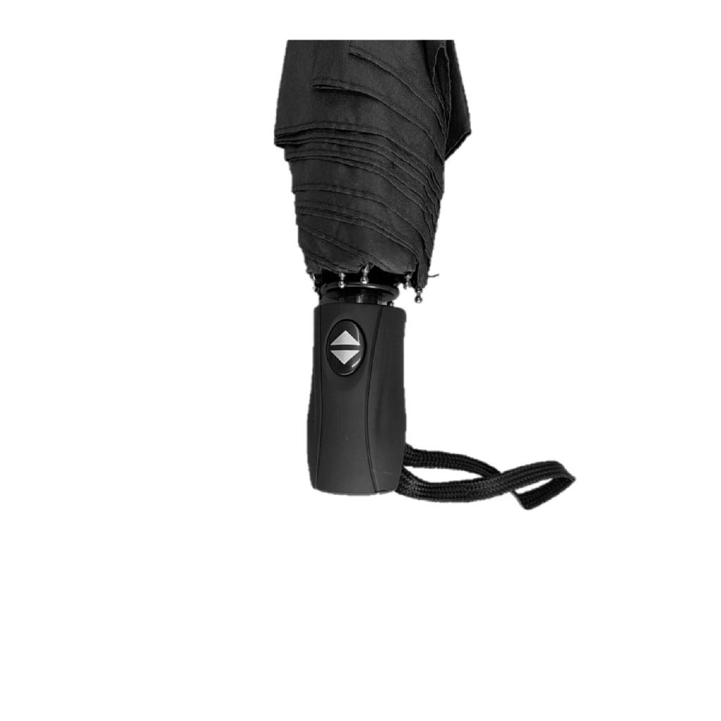 Black Umbrella With Fully Automatic Opening Trap That Does Not Break In The Wind