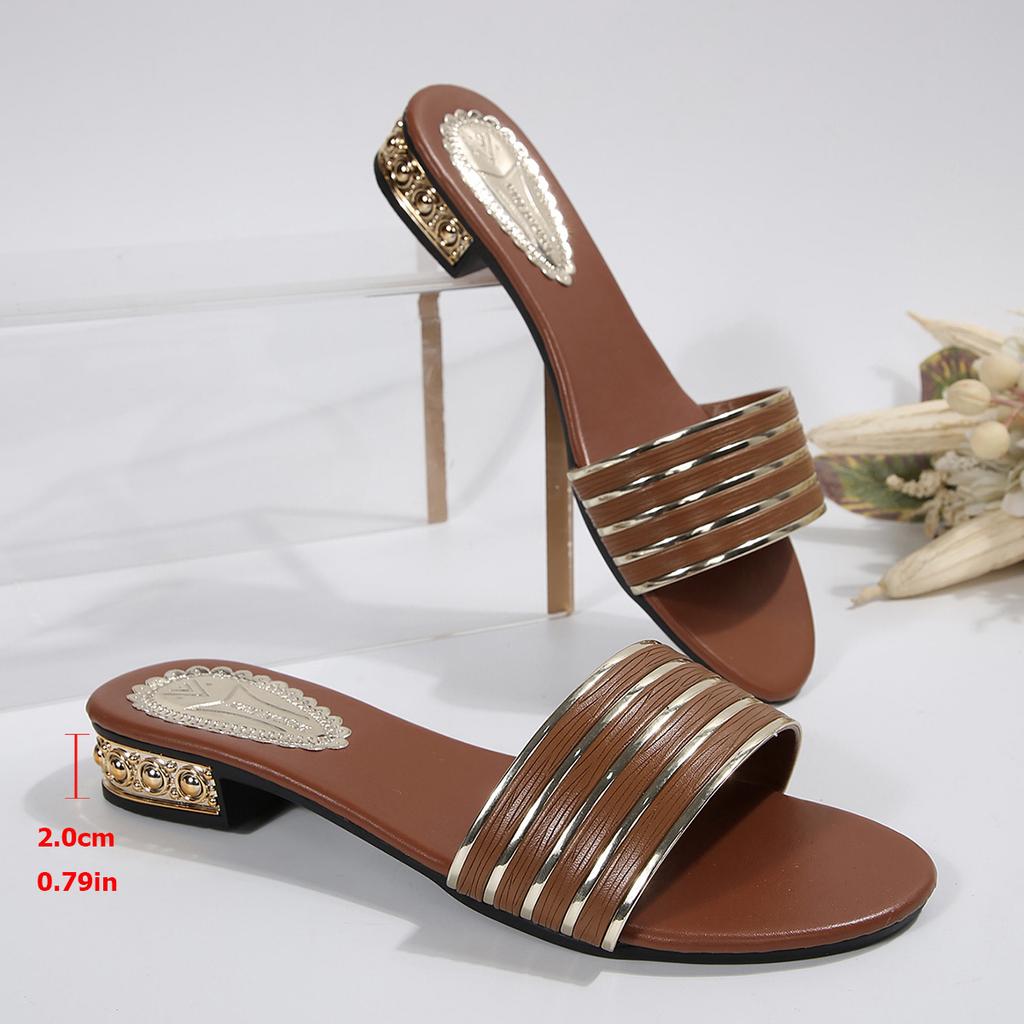 Fashion Women Luxury Slippers Women Designers Outdoor Sports Beach Sports Comfort Shoes 2025 New Metal Cross Fashion Ladies Slippers