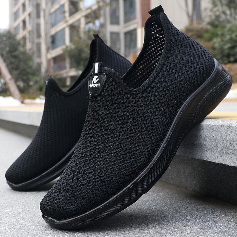 Foreign Trade Men's Shoes for Spring Cross-border Exclusive Men's Shoes, Casual Shoes, Breathable Fly Woven Sports Shoes