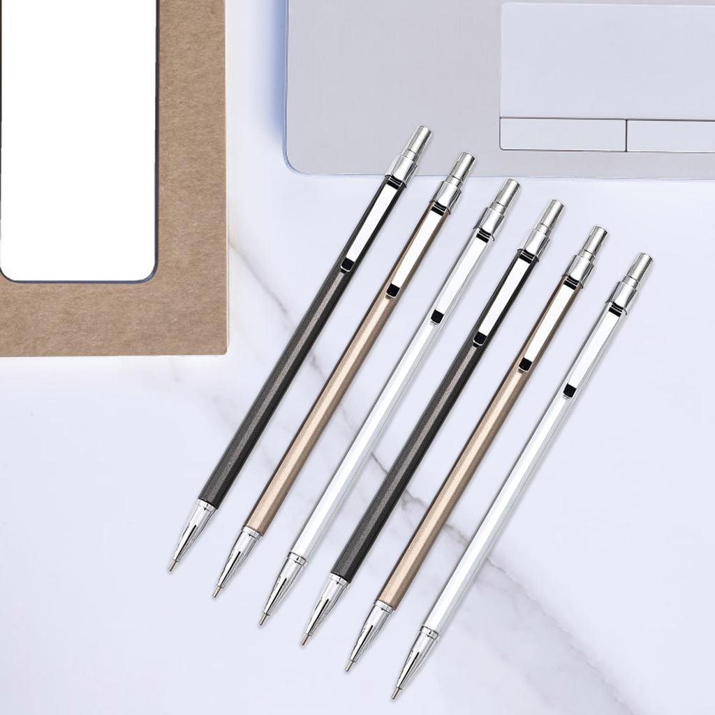 6 шт. Механический автоматический карандаш металлический механический карандаш 0,5 автоматический чертежный карандаш для плотника разметки черчения
