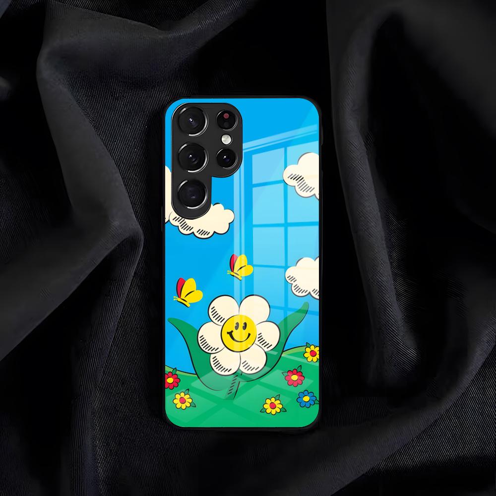 W-Wiggle Happy New Year Phone Case For Samsung S26 S25 Edge S24 S23 S22 S21 S20 Ultra Plus FE Glass Cover
