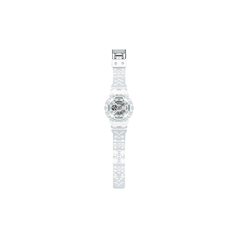 Casio G-SHOCK Серия YOUTH Серия с тропическим узором Модные уличные ударопрочные и водонепроницаемые спортивные кварцевые часы Ремешок из смолы GA-110TP-7A