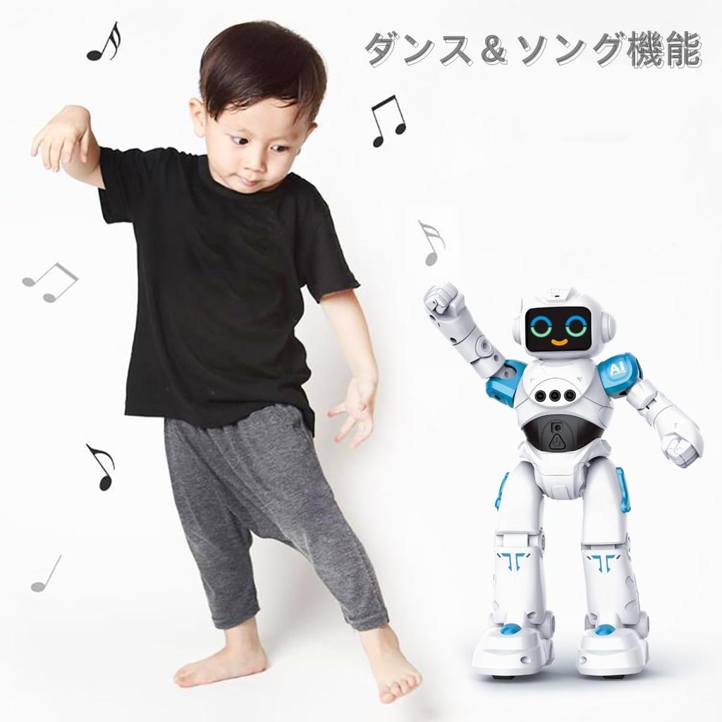 Robot Multifunctional Voice Hand Gesture Easy English Walking English Conversation Toy for Elementary School Communication Touch Birthday Gift for