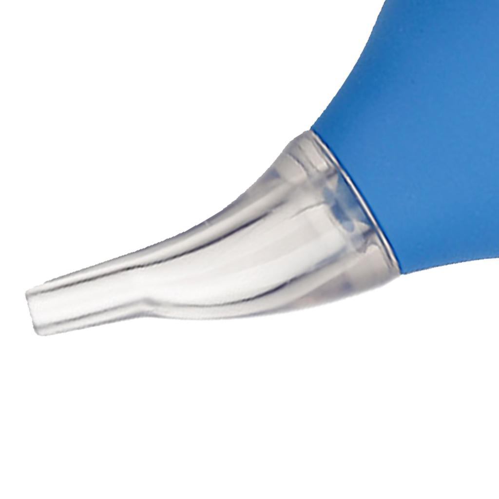 Baby Nasal Aspirator Drop Shaped Nasal Cleaner PVC Manual Squeeze Medical Silicone Head Nose