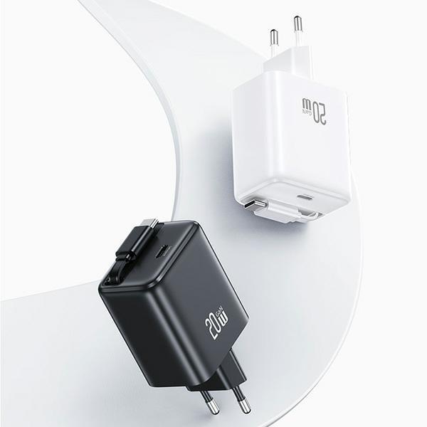 Ładowarka sieciowa 20W USAMS GaN Power Delivery USB-C Biała
