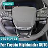 Для Toyota Highlander XU70 Kluger     2024 Гибрид ABS Панель Кнопок Переключателей Рулевого Колеса Автомобиля Накладки Наклейки