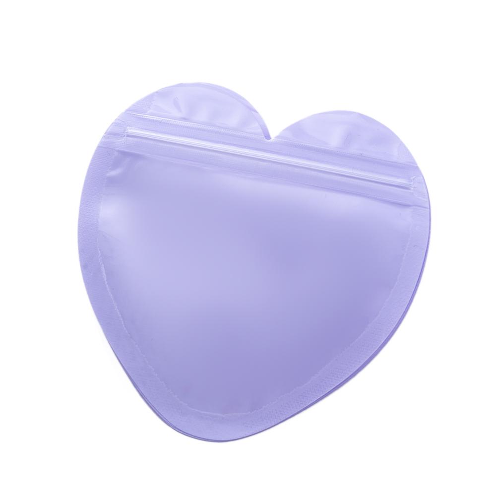 20pcs Heart Candy Plastic Bag For Wedding Birthday Party DIY Display Necklace Bracelet Gifts Packaging Pouch Small Businesses