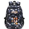 Capybara Print Youth School Backpack Teen Girls Boys Lightweight Multi-Compartment Nylon Bag With Air-Padded Straps