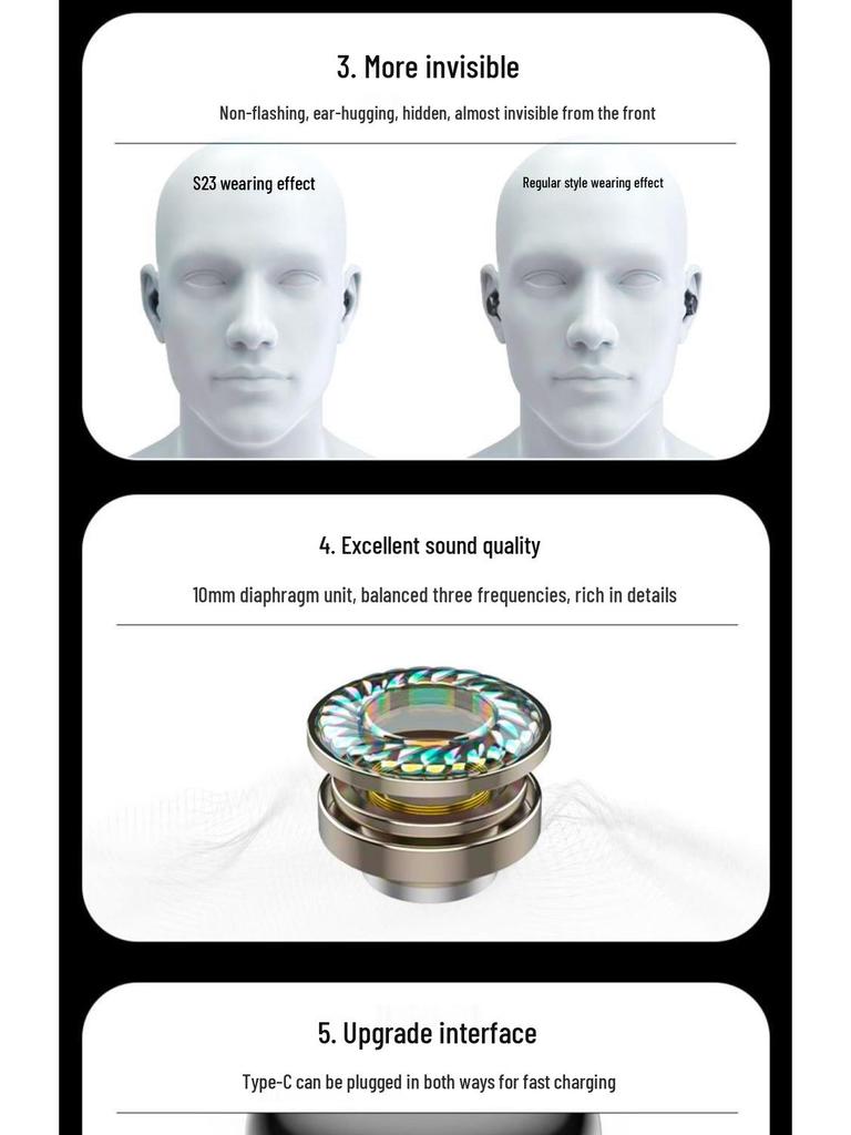 2025 Berlin Boombox Mini Wireless Bluetooth Earbuds: Long Battery Life & Comfortable Fit