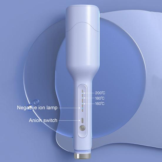 28 мм щипцы для завивки в форме яичного рулета с 3 регулируемыми температурами, бигуди для французских волн, быстрый нагрев, электрические щипцы для завивки волос, женские волнистые щипцы для завивки волос
