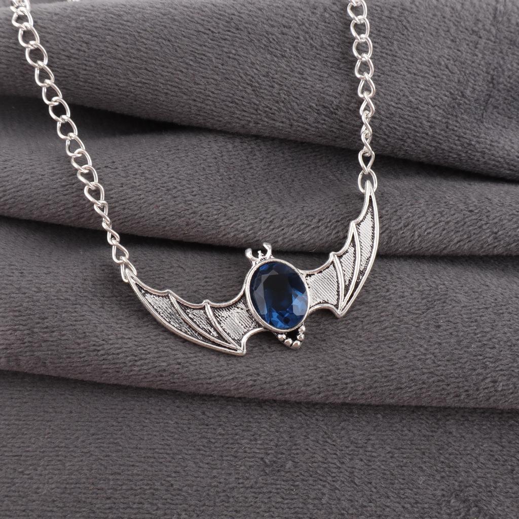 London Blue Topaz Gemstone Jewelry, 925 Solid Sterling Silver Pendant, Handmade Bohemian Pendant For Gift