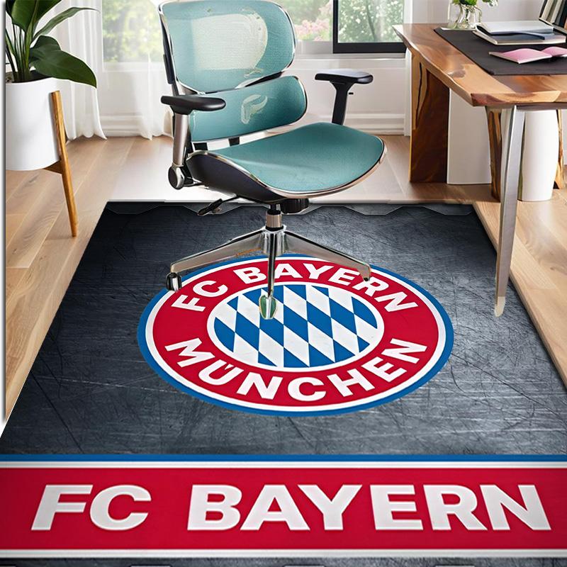 FC Bayern Pattern Rug, Indoor/Outdoor Mat, for Picnic, Gameroom, Bedroom, Office, Living Room, Home Decor Carpet, Birthday Gift