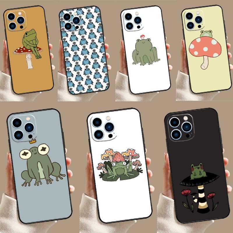 mushroom frog For Realme 15 Pro 10 11 12 13 14 Pro Plus GT6 GT7 C51 C53 C55 C61 C63 C65 C67 C71 C75 Case