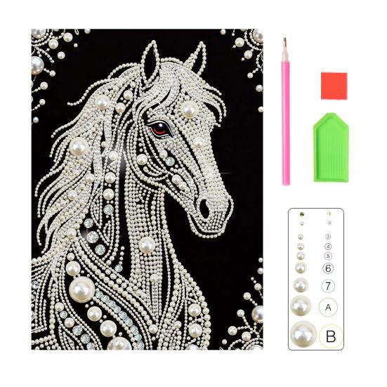 Набор для 3D-рисования жемчугом DIY Искусство и поделки из искусственного жемчуга для взрослых Мозаичная настенная живопись Картина с жемчугом и стразами в виде бабочки для декора дома и спальни