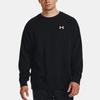 Under Armour Свитшот пуловер Rival Fleece с однотонным логотипом Мужской свитшот Черный 1382295-001