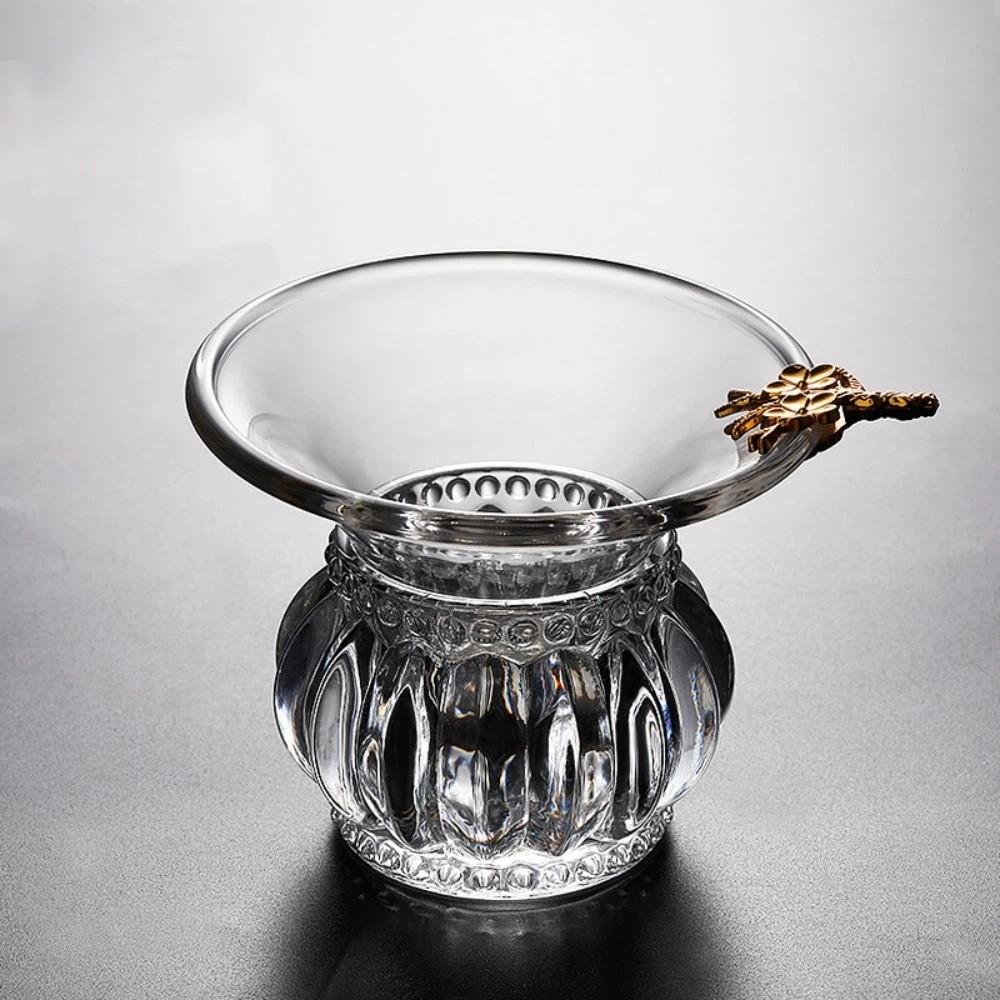 Heat-Resistant Glass Tea Strainer Japanese-Style Tea Distributor  Office