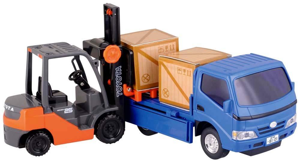 Игрушка Toyco Фрикционный Toyota Toyoace Toyota Вилочный погрузчик GENEO Mini &