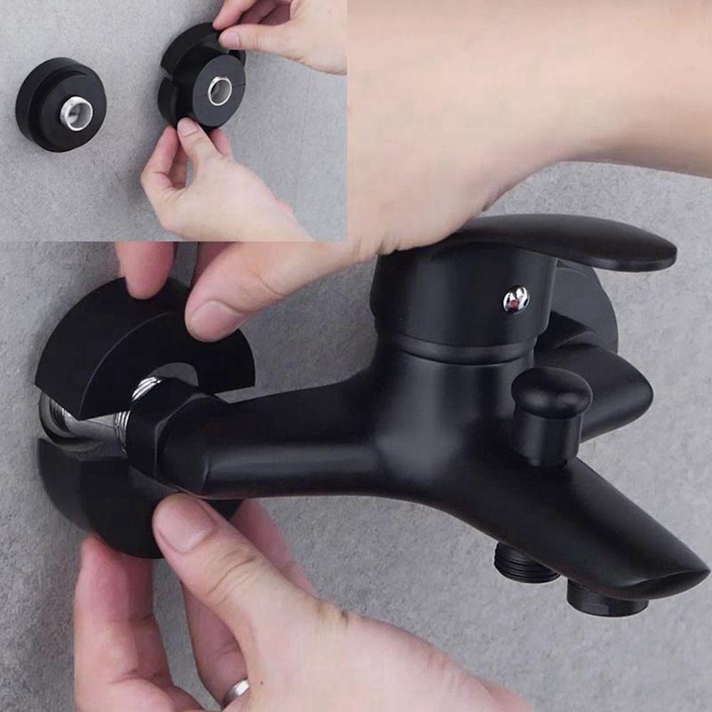 Plated Retractable Magnetic Decorative Cover Telescopic Faucet Wall Faucet Hole Cover Decor Cap