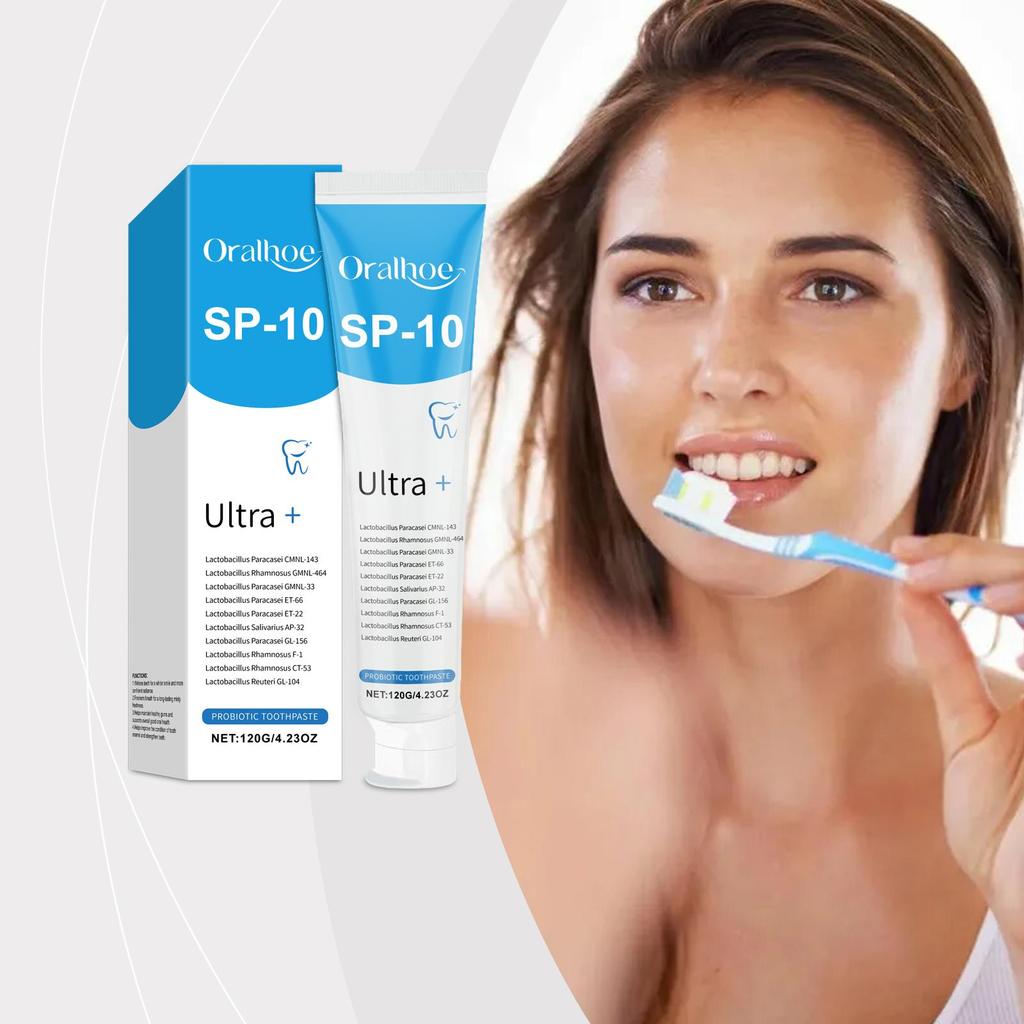 SP10 Probiotics Ultra Whitening Toothpaste Tooth Stain Removal Toothpaste For Oral Caring