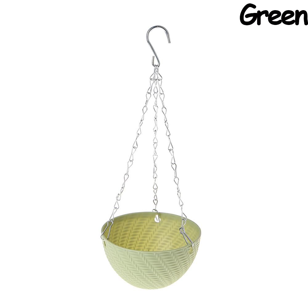 Plant Garden Decoration Bracketplant Rattan Pattern Chains Flowerpot Flower Pots Hanging Basket