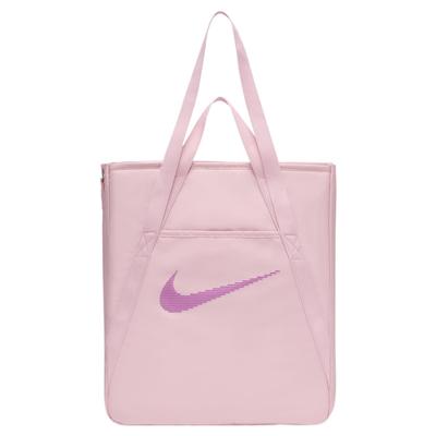 Nike Тканевая сумка-тоут, Сумка для покупок, Сумка на плечо, Сумка-тоут Обычная Унисекс Средняя Нежно-розовая и Мечтательная фуксия Повседневная DR7217-690