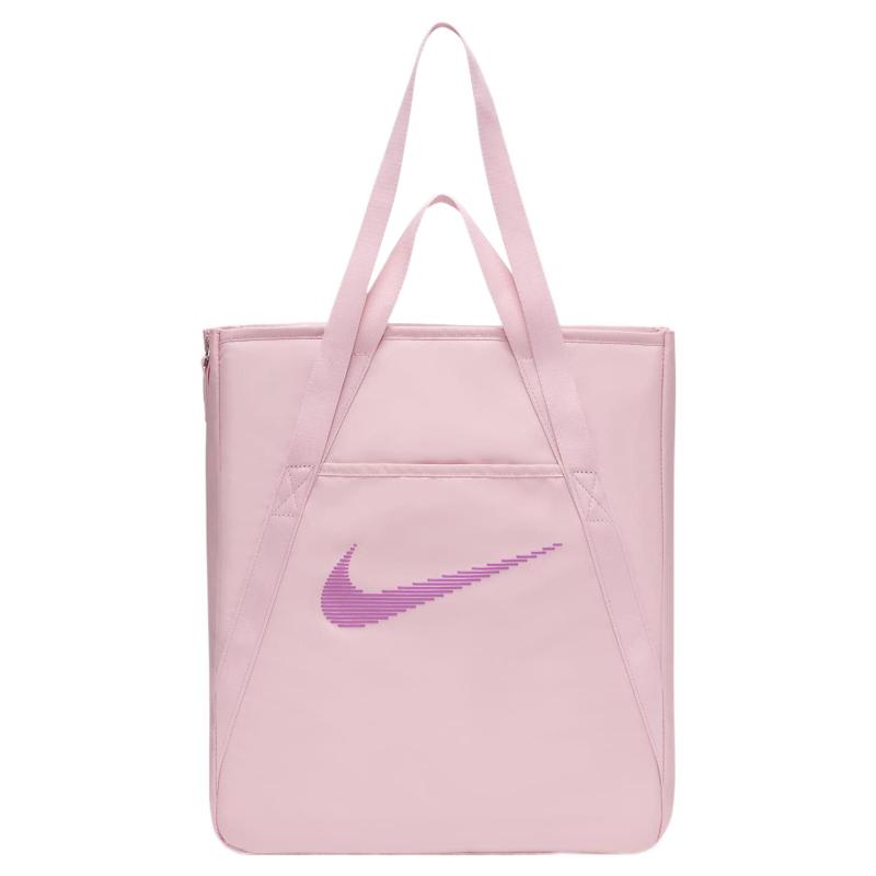 Nike Тканевая сумка-тоут, Сумка для покупок, Сумка на плечо, Сумка-тоут Обычная Унисекс Средняя Нежно-розовая и Мечтательная фуксия Повседневная DR7217-690