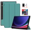 Tablet Case For Samsung Galaxy Tab S9 Plus S9Plus Case Cover 12.4 2023 Tri-Folding Stand Magnetic Smart Folio Shell For Tab S9 Plus Case Pen