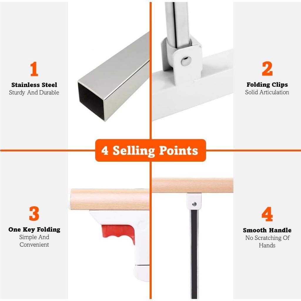 Ручка-поручень для безопасности Пожилых Прикованных к постели Беременных Перила для кровати Защитные ограждения Домашние Складные Ограждения для кровати