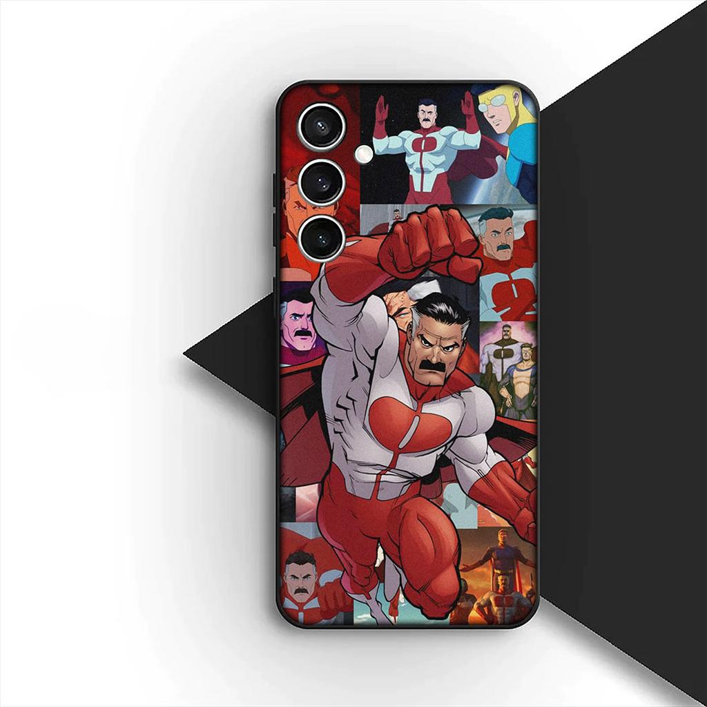 Omnis I-Invincibles Man Silicone Cover for Samsung Galaxy S25 S24 S23 FE Ultra Plus S7 Edge S25+ S24+ A56 5G + Coque Phone Case