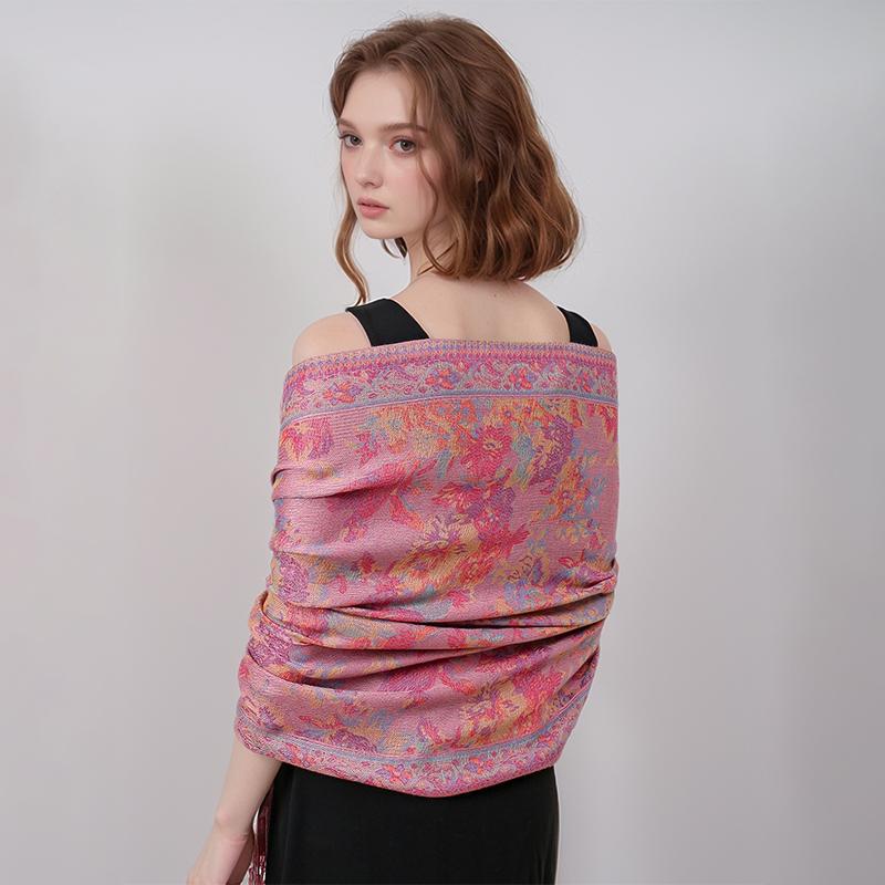 New Shawl Warm Winter Scarf Hijab Women Print Paisley Cashmere Pashmina Thick Wrap Head Neck Foulard Luxury Blanket Echarp