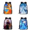Frozen Childrens Cartoon Backpack With Lightweight Nylon Material For School And Daily Use