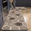 Elegant Hexagonal Pattern Kitchen Mat - Non-Slip, Ultra-Absorbent, Quick-Dry Floor Mat for Bathroom, Living Room,  Bathroom Mat Bathroom Floor Mat