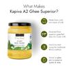 Kapiva Cetrified A2 Gir Cow Ghee 500ML | Traditional Vedic Bilona Method | Grassfed, Pure & Healthy | Curd-Churned | Rich In Nutrition