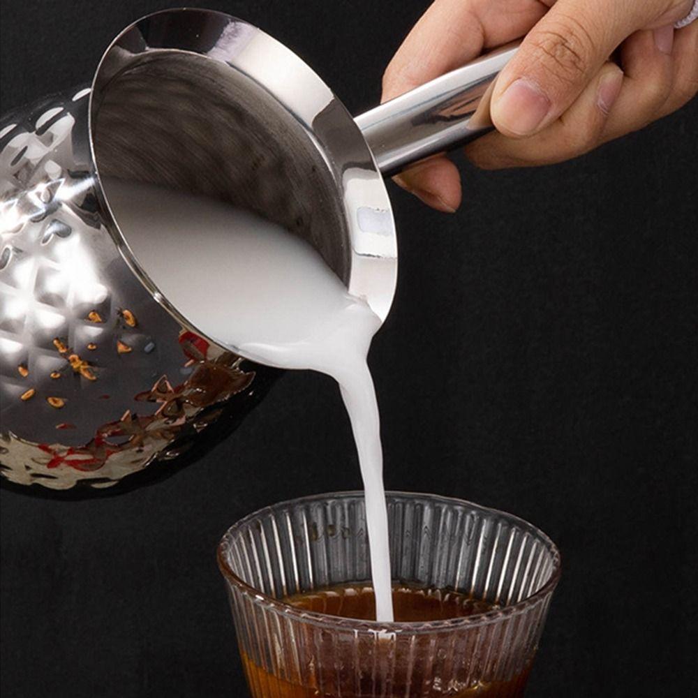 Handle Turkish Coffee Pot Stable Heating Pot Durable Milk Warmer  Household