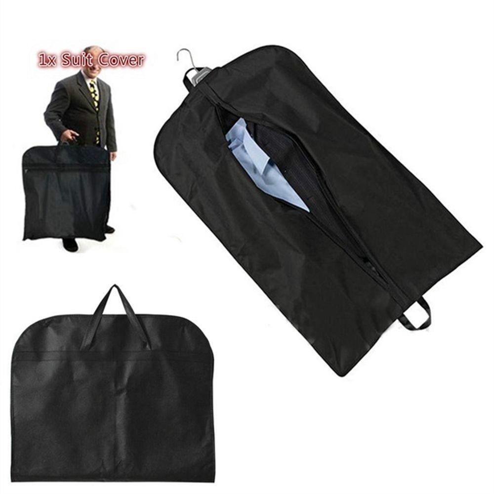 Suit Storage Bag Coat Wardrobe Organizer Clothes Dust Cover Garment Bag Cover Non-woven Fabric Case