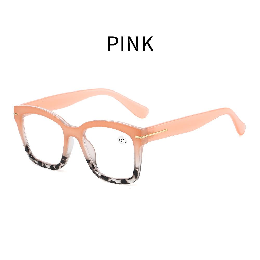 Fashionable Oversized-Frame Reading Glasses With High-Definition Lenses Women'S Ins Style Luxury Brand Designer Popular Eyewear