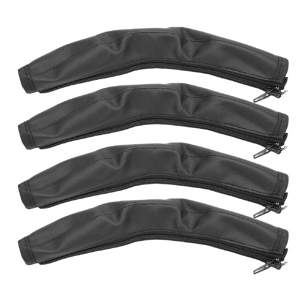 4pcs Stroller Handle Cover PU Lther Washable   Baby Pram Handle Sve  or with   Stroller Accessories