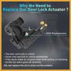 Replacement Front Left Driver Side Power Door Lock Actuator Motor for Chevrolet Aveo 04-11 for Chevrolet Aveo5 Door Latch Actuator Assembly Replace