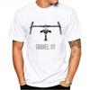 Gravel Bike Cycling T-Shirt New Summer Men Short Sleeve Harajuku Fixed Gear Bicycle Sports Art Boy Casual Tops Funny White Tees