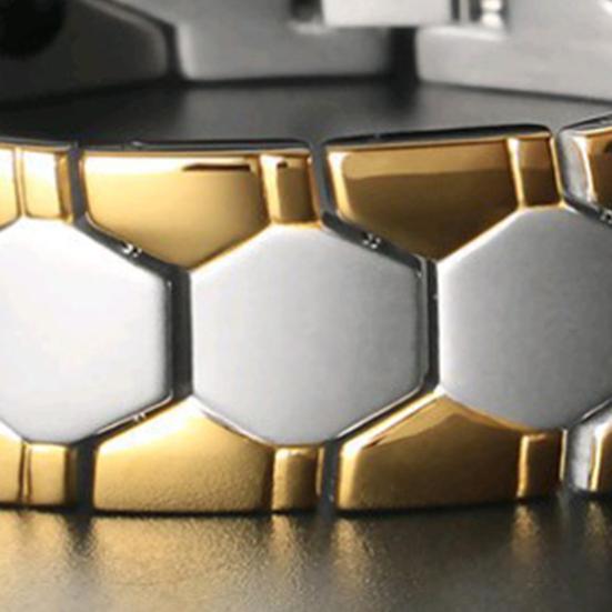 Men Bracelet Magnetic Durable Detachable Therapy Bracelet Daily Jewelry