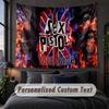 Custom Name Text Tapestry,Sex Pistols Decorative Wall Hanging, Background Tapestry For Home Bedroom