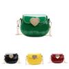 Trendy Korean Children's Shoulder Bag Fashionable Mini Crossbody Bag In Soft Pu Leather