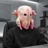 Funny Animal Mask for Parties Halloween Mask, Realistic Turkey Shape, Breathable Latex Full Texture Head Cover, Thanksgiving Party Dress Up