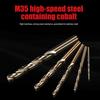 10Pcs/Set Hss M35 Cobalt Drill Bits 1-3Mm For Metal/Stainless Steel - High-Speed Steel Cobalt Coated Drill Bits With Enhanced