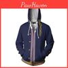 Jojos Bizarre Adventure Cosplay Hoodie Mens Stylish Zipper Jacket With Long Sleeves